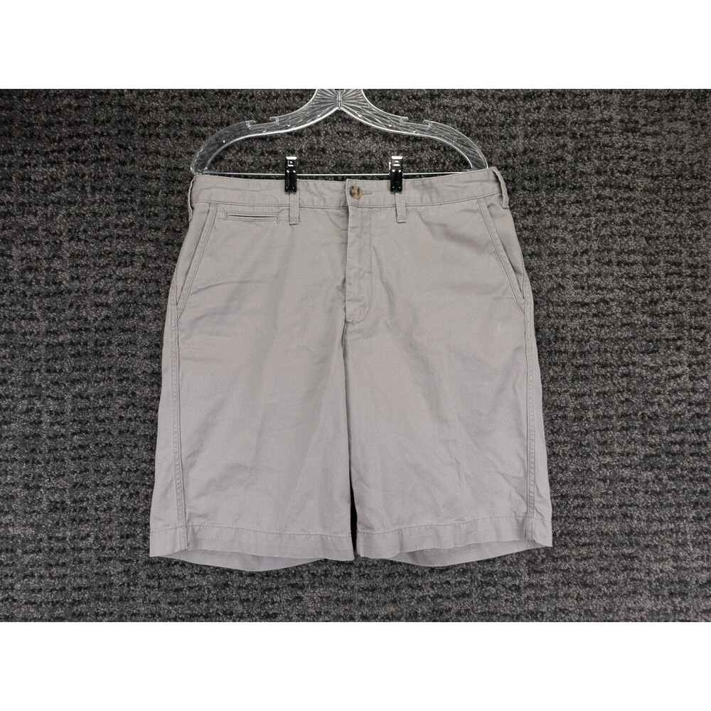 Polo Ralph Lauren Shorts Mens 33 Actual 34 Gray Relaxed Fit Chino Preppy Golf